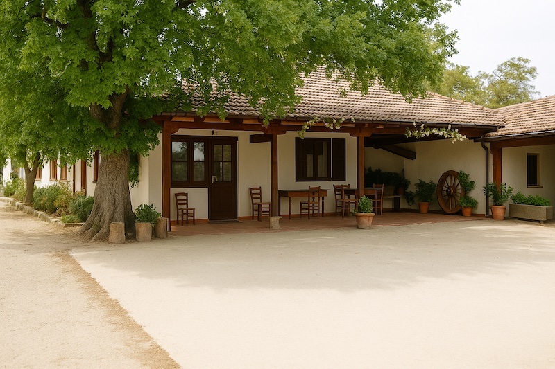 Esterno accogliente dell'Agriturismo La Fattoria